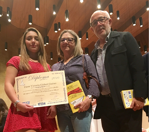 Elena V.Gisbert, de 4º de la ESO, seleccionada para el libro «Los mejores relatos de la provincia de Alicante»